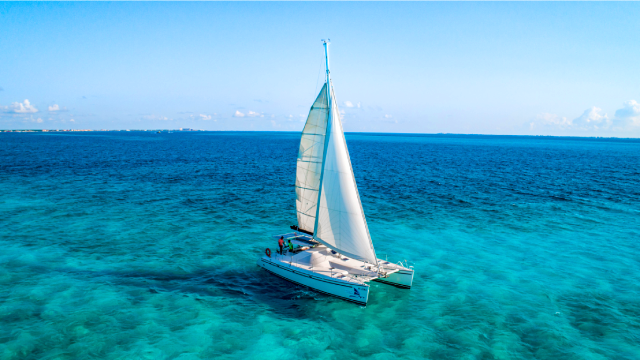 Sail to Isla Mujeres on a Catamaran